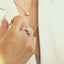 GENUINE YELLOW DIAMOND & DIAMOND RING(#:MQJZ27)