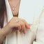 GENUINE 0.75 CTW PINK DIAMOND & DIAMOND RING(#:MQJZ11)