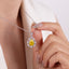 SOLID GOLD LAB-GROWN VVS FANCY VIVID YELLOW DIAMOND & DIAMOND PENDANT (#:SY020Y-P)