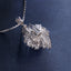 SOLID GOLD LAB-GROWN VVS FANCY VIVID PINK DIAMOND & DIAMOND PENDANT (#:SY013P-P)
